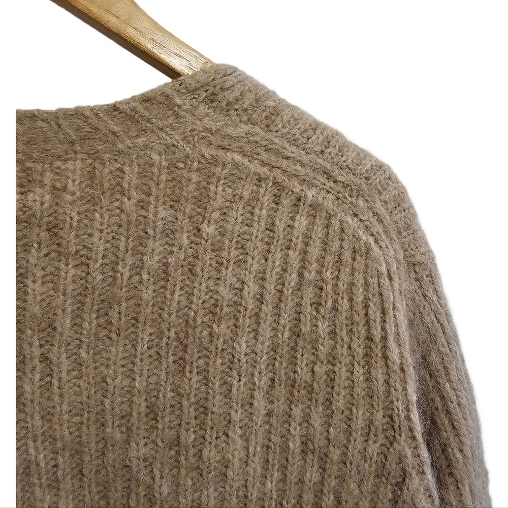 Club Monaco knit sweater open cardigan cream italian yarn size small - Picture 9 of 12